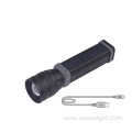 Solar Powered Usb Rechargeable Flat Led Flashlight